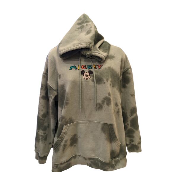 Disney Mickey Mouse Hoodie Sweatshirt Women Medium Cozy Pullover Kangaroo Pocket - Picture 4 of 11